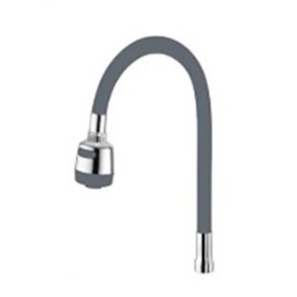 RENKLİ KUBAR BORU - FONKSİYONLU - GRİ