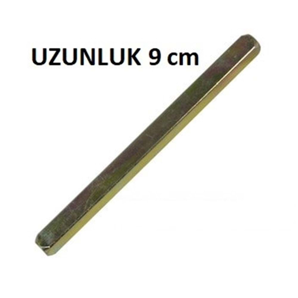 KAPI KOLU DEMİRİ KARE / KAPI KOLU MİLİ KARE 9 cm