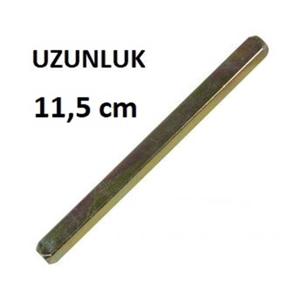 KAPI KOLU DEMİRİ KARE / KAPI KOLU MİLİ KARE 11,5 cm