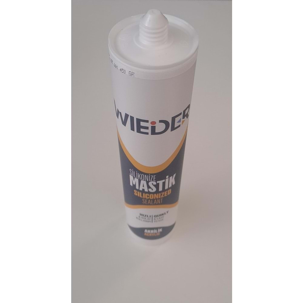 WIEDER SİLİKONİZE MASTİK BEYAZ 450 Gr