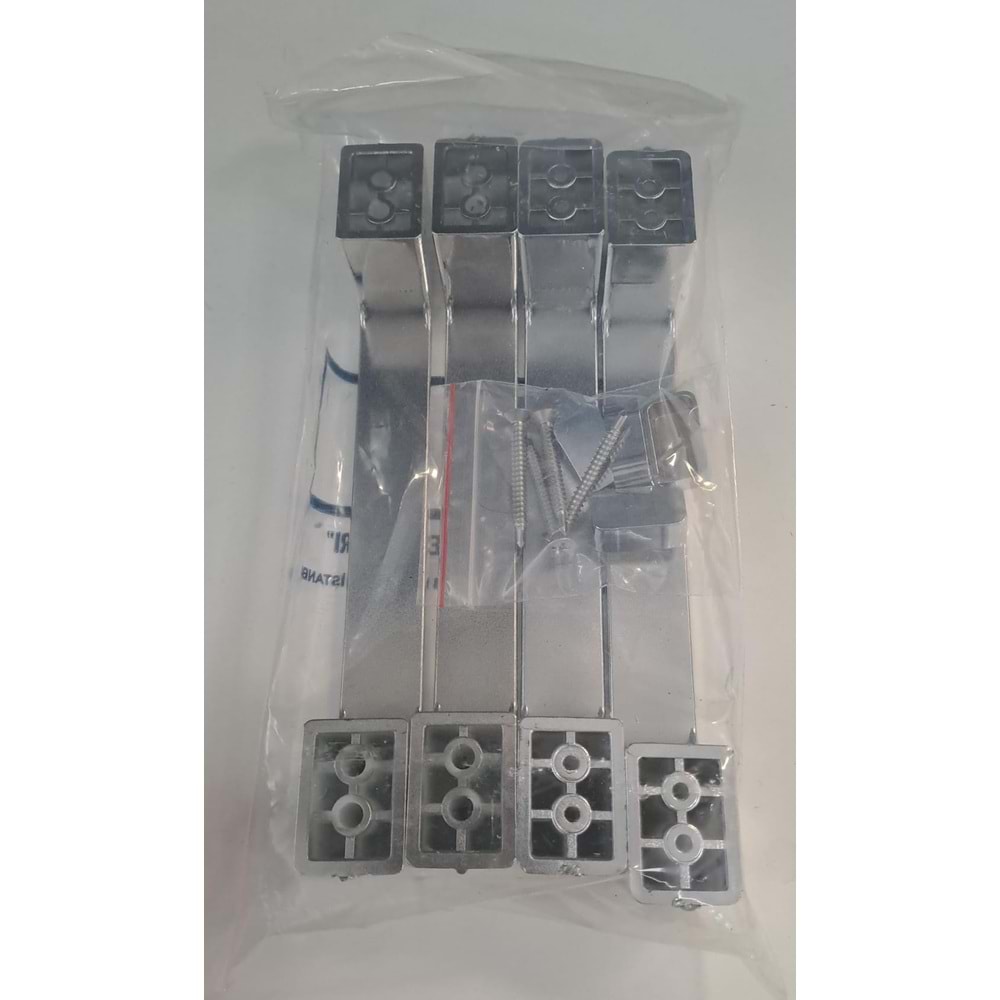 DUŞA KABİN KULP TAKIMI KARE KROM KAPLAMALI (14-15-16CM)