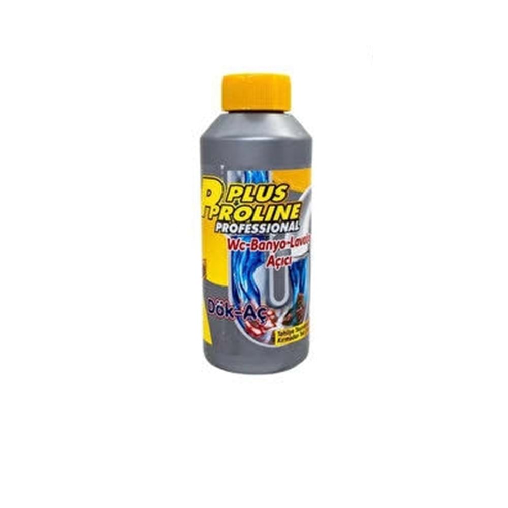PLUS PROLİNE DÖK AÇ WC - BANYO - LAVABO GİDER AÇICI 460 gr / 250 ml