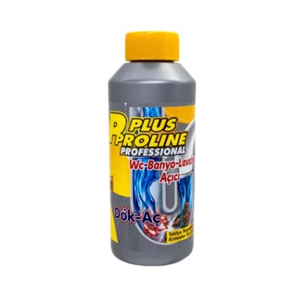 PLUS PROLİNE DÖK AÇ WC - BANYO - LAVABO GİDER AÇICI 940 gr / 500 ml
