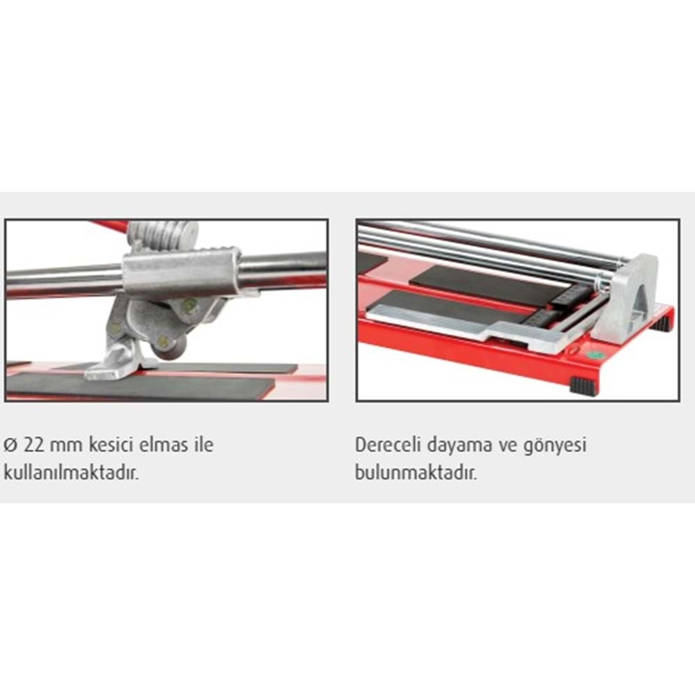 KRİSTAL KLASİK SERAMİK KESME MAKİNASI 600 mm (355-34)