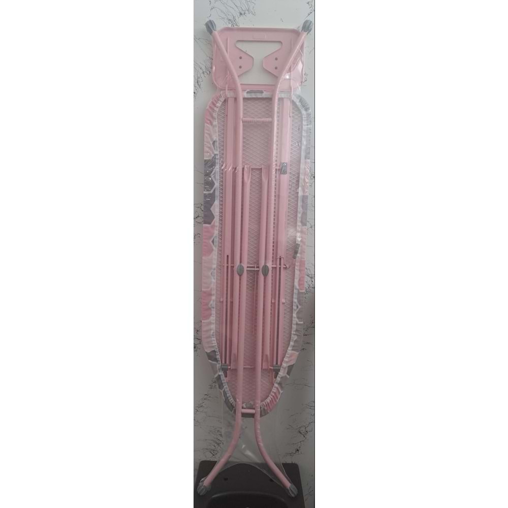 PERİLLA ÜTÜ MASASI EKO CLASS SOFT PEMBE FİŞSİZ ( UAS-15001-01 )