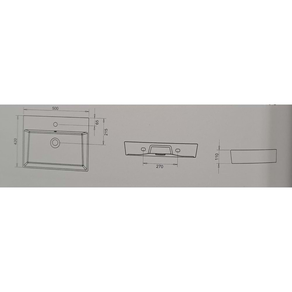 VEGA LAVABO 50cm TURAVİT