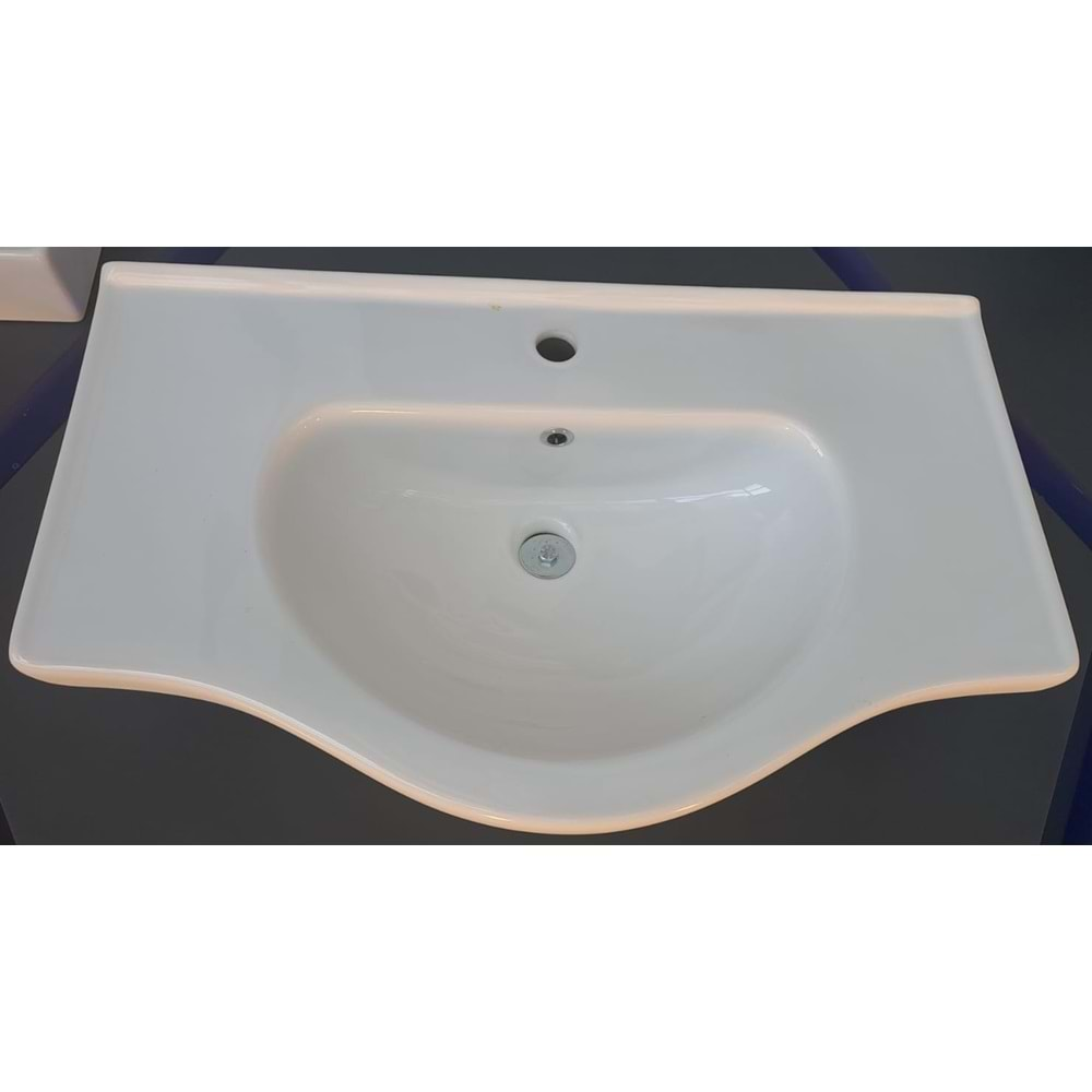 YAKAMOZ ETEJERLİ LAVABO 80cm TURAVİT