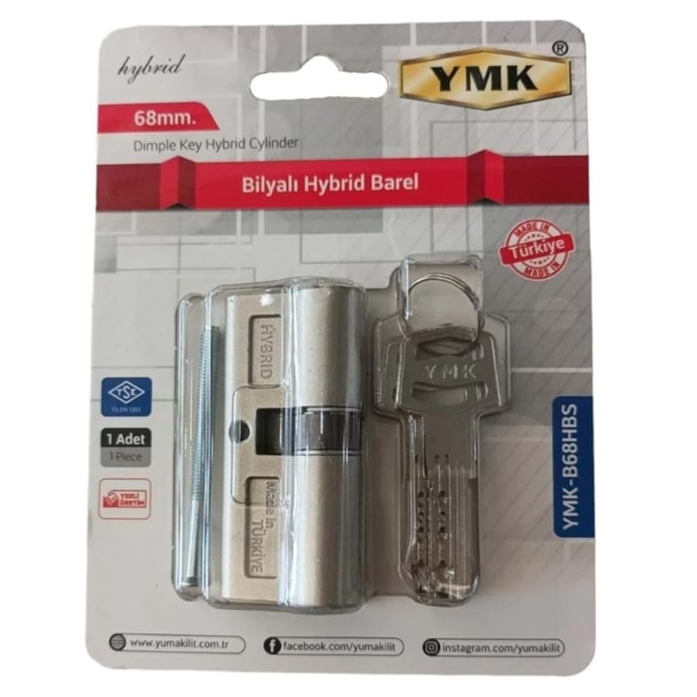 YMK 68 mm BİLYALI HYBRİD SATEN BAREL YMK-B68HBS