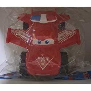 ÖZ BAYRAKTAR - 21 cm KANATLI PLASTİK ARABA ( 1 ADET FİYATIDIR )