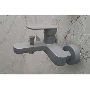 KERASUS ELVİN SERİSİ - MİX BANYO BATARYASI 35Ø ANTRASİT GRİ