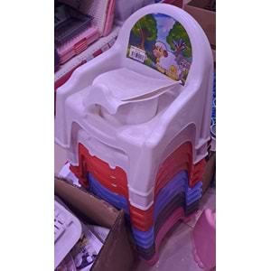 SAĞLAM LAZIMLIK KAPAKLI BABY POTTY SP-023 ( SADECE GRİ RENK KALMIŞTIR )