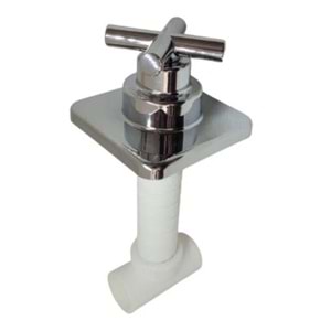 ANKASTRE AÇ KAPA VANA - ARTI PLASTİK KROM VOLAN Ø25x1/2