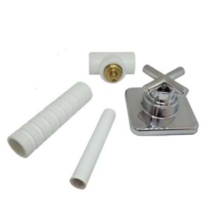 ANKASTRE AÇ KAPA VANA - ARTI PLASTİK KROM VOLAN Ø25x1/2