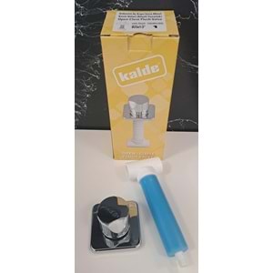 ANKASTRE AÇ KAPA VANA - KÖŞELİ YUVARLAK METAL KROM VOLAN Ø25x1/2