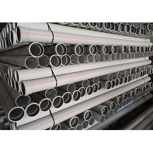 200X6000mm 3,2 PVC PİS SU BORUSU ( KALDE )