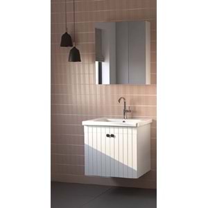 HİLTON BANYO DOLABI - EKO LAKE 65 BEYAZ