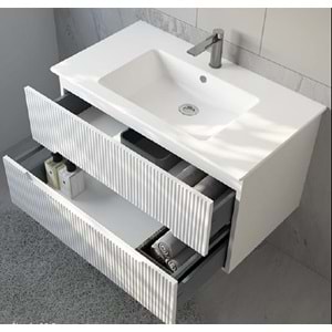 HİLTON BANYO DOLABI - İLYADA 70 MAT LAKE BEYAZ