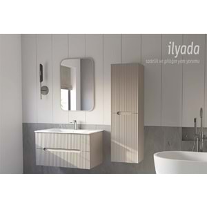HİLTON BANYO DOLABI - İLYADA 70 MAT LAKE BEYAZ