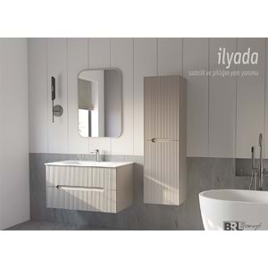 HİLTON BANYO DOLABI - İLYADA 70 MAT LAKE KUMBEJİ