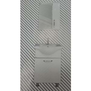 HİLTON BANYO DOLABI - KLASİK 55 BEYAZ