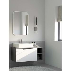 HİLTON BANYO DOLABI - NEWYORK 80 MAT LAKE TOPRAK