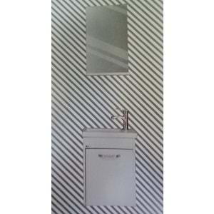 HİLTON BANYO DOLABI - SLİM 45 BEYAZ