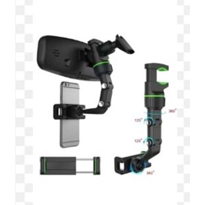 CARUB TELEFON TUTUCU DİKİZ AYNASI ÇOK FONKSİYONLU