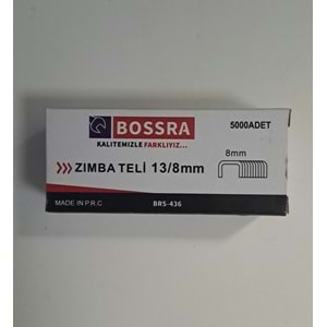 BOSSRA MEKANİK ZIMBA TELİ ( 13/8 mm ) - 5/16İNÇ - 8 mm
