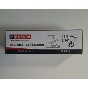 BOSSRA MEKANİK ZIMBA TELİ ( 13/8 mm ) - 5/16İNÇ - 8 mm