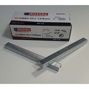 BOSSRA MEKANİK ZIMBA TELİ ( 13/8 mm ) - 5/16İNÇ - 8 mm