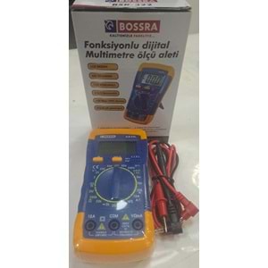 BOSSRA FONKSİYONLU DİJİTAL MUTİMETRE ÖLÇÜ ALETİ ( AVOMETRE )