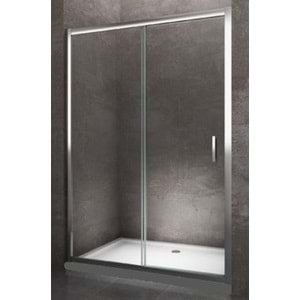 DUŞAKABİN 6mm CAM 1 SABİT 1 ÇALIŞIR 151-160 cm H:190cm