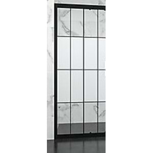 DUŞAKABİN 6mm CAM YAN PANEL 81-100 cm H:190cm - KAROLAJ DESENLİ CAM