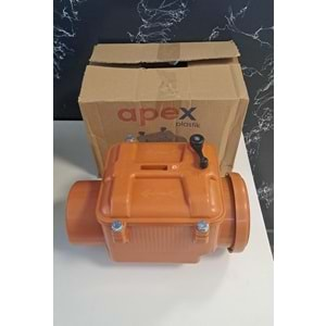 PVC ÇEKVALF Ø125 KİLİTLİ