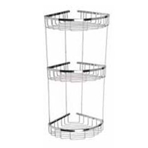 MAXIFLOW OVAL KÖŞE RAFI LAMALI KUTULU - 304 PİRİNÇ - ÜÇ KATLI 19X19cm ( 13515 )