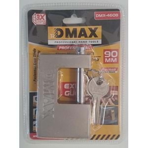 DMAX KAYAR MİLLİ YASSI ASMA KİLİT 90 mm DMX-4608
