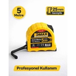 DMAX ŞERİT METRE 5mtX25mm DMX4747