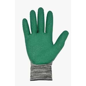 İŞ ELDİVENİ - HAS-TEC EL-050 LATEX KAPLAMA KAYDIRMAZ CAMCI ELDİVENİ 10 NO