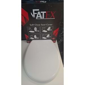 FATEX ERA SOFT ( 36 x 45 cm ) YAVAŞ KAPANAN PLASTİK KLOZET KAPAĞI