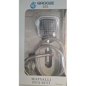 GROOZE MAFSALLI LÜX DUŞ SETİ - DUŞ TAKIMI - KARE - KUTU AMBALAJ