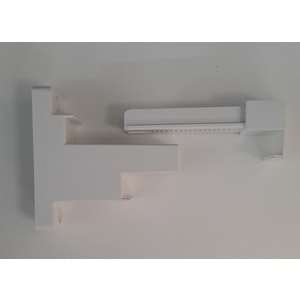 KORNİŞ - PLASTİK L AYAK - 3 KANALLI KORNİŞ DUVAR ASMA APARATI L ( 1 ADET FİYATIDIR )