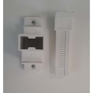 KORNİŞ - PLASTİK L AYAK - 3 KANALLI KORNİŞ DUVAR ASMA APARATI L ( 1 ADET FİYATIDIR )