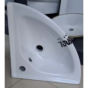 KÖŞE LAVABO 40X40cm TURAVİT