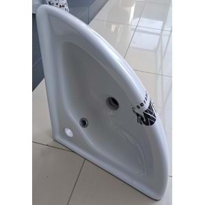 KÖŞE LAVABO 40X40cm TURAVİT