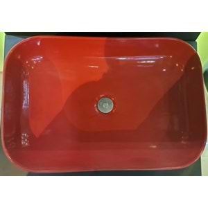 LOFT ÇANAK LAVABO 40X60cm TURAVİT - KIRMIZI