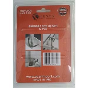 LENOX 12 PARÇA AKROBAT BİTS UÇ SETİ