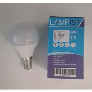 LAMPİST E14 DUY TOP LED AMPUL 5W 580 LM BEYAZ IŞIK 6500K G45