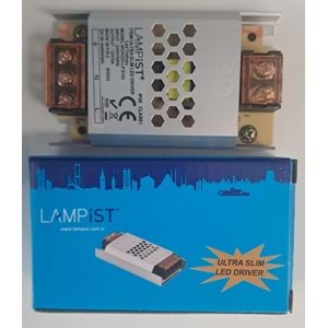 LAMPİST 5A ULTRA SLİM LED TRAFOSU 12V IP20