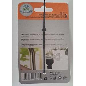 MEDALYAN MUSLUK ADAPTÖRÜ KELEPÇELİ MD-304 ( 1 ADET FİYATIDIR )