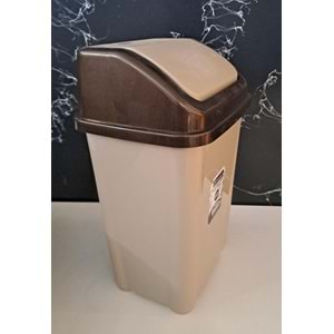 MERDEM PLASTİK MIENCA FANTAZİ ÇÖP KOVASI İTMELİ 5 LT 1 NO